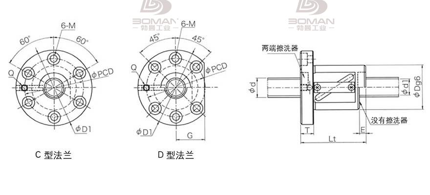 KURODA GR5012FS-DALR 日本黑田丝杆怎么装珠子